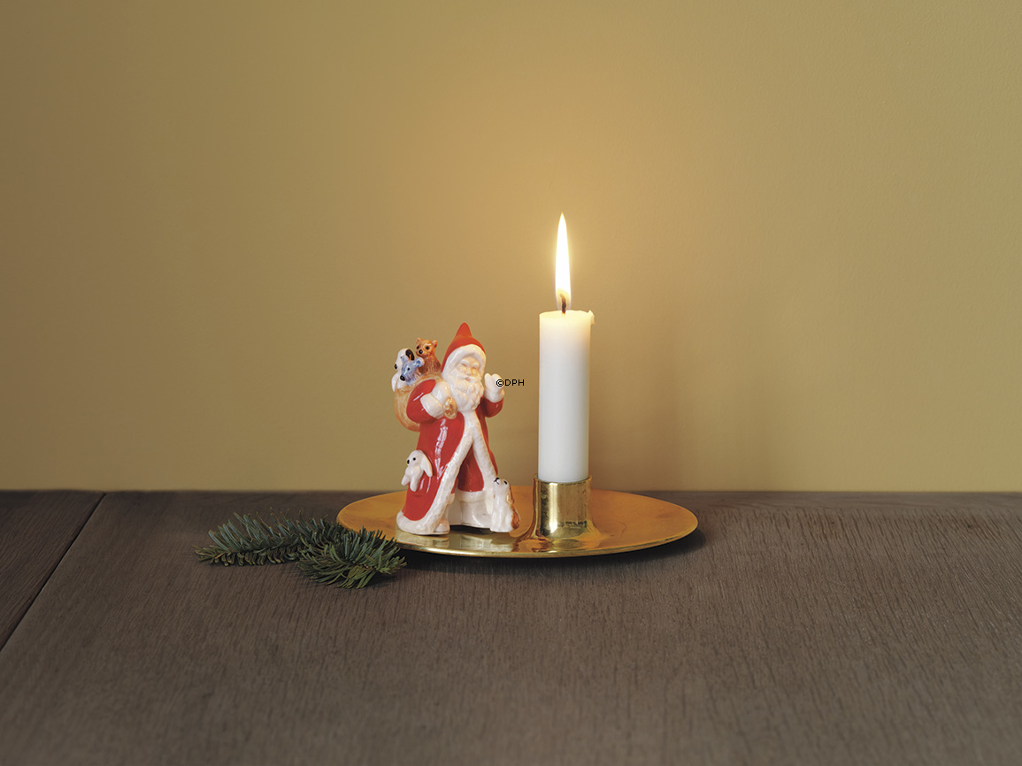 2017 Der jährliche Weihnachtsmann, Weihnachtsmann mit Geschenken und Hund, Figur
