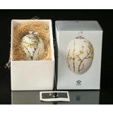 Osterei mit Forsythien, groß, Royal Copenhagen Osterei 2018 (ohne Originalverpackung)