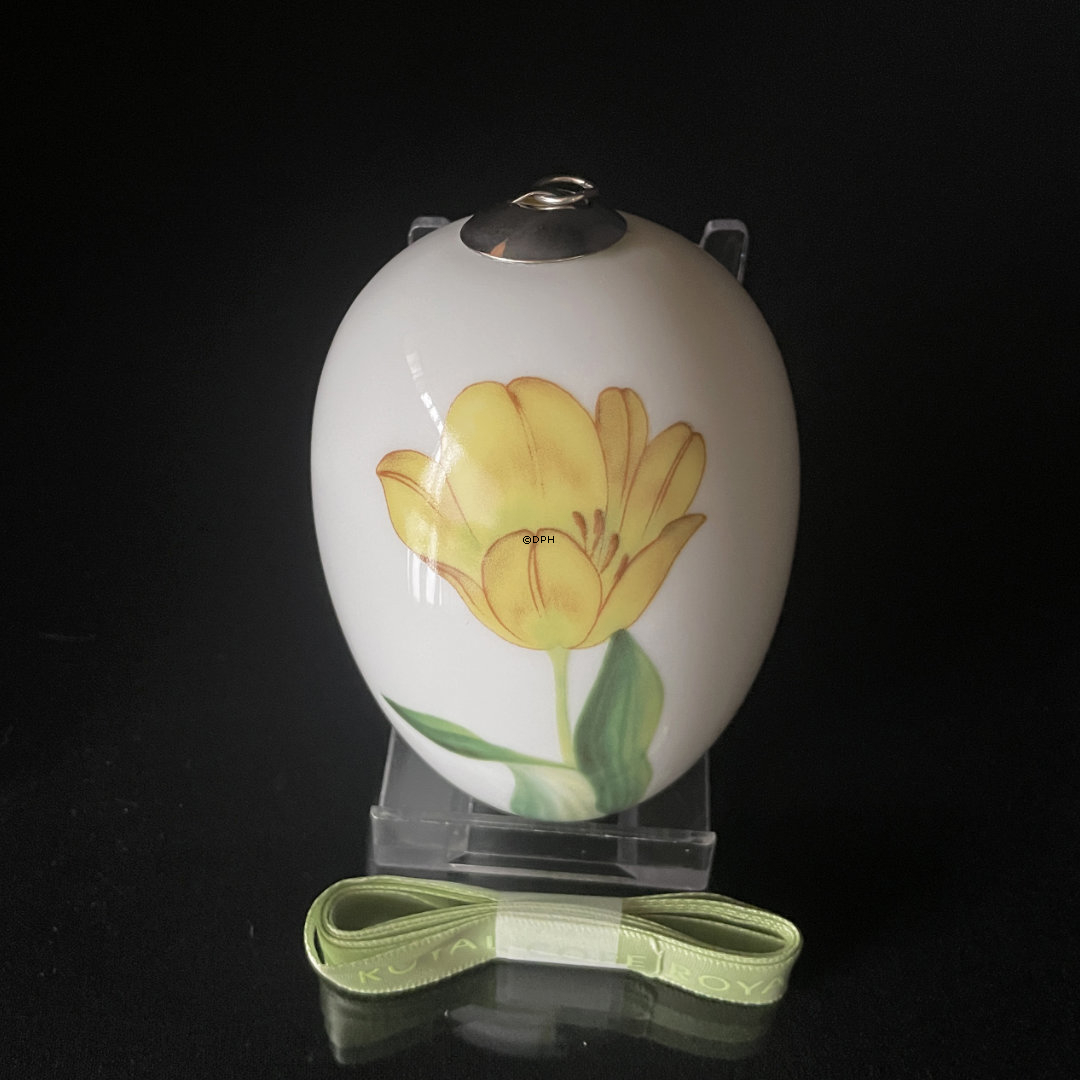 Osterei mit Tulpe, groß, Royal Copenhagen Osterei