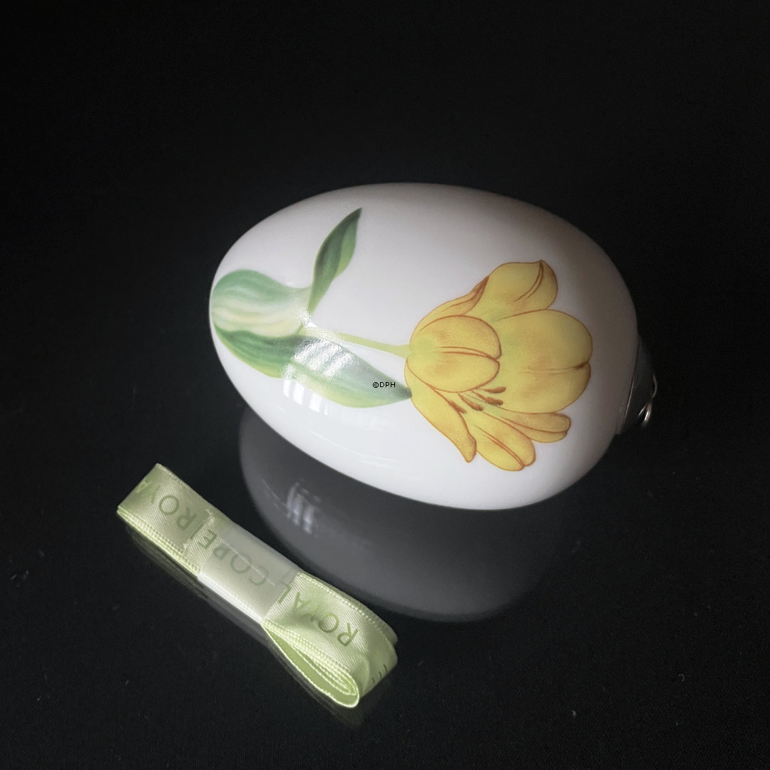 Osterei mit Tulpe, groß, Royal Copenhagen Osterei
