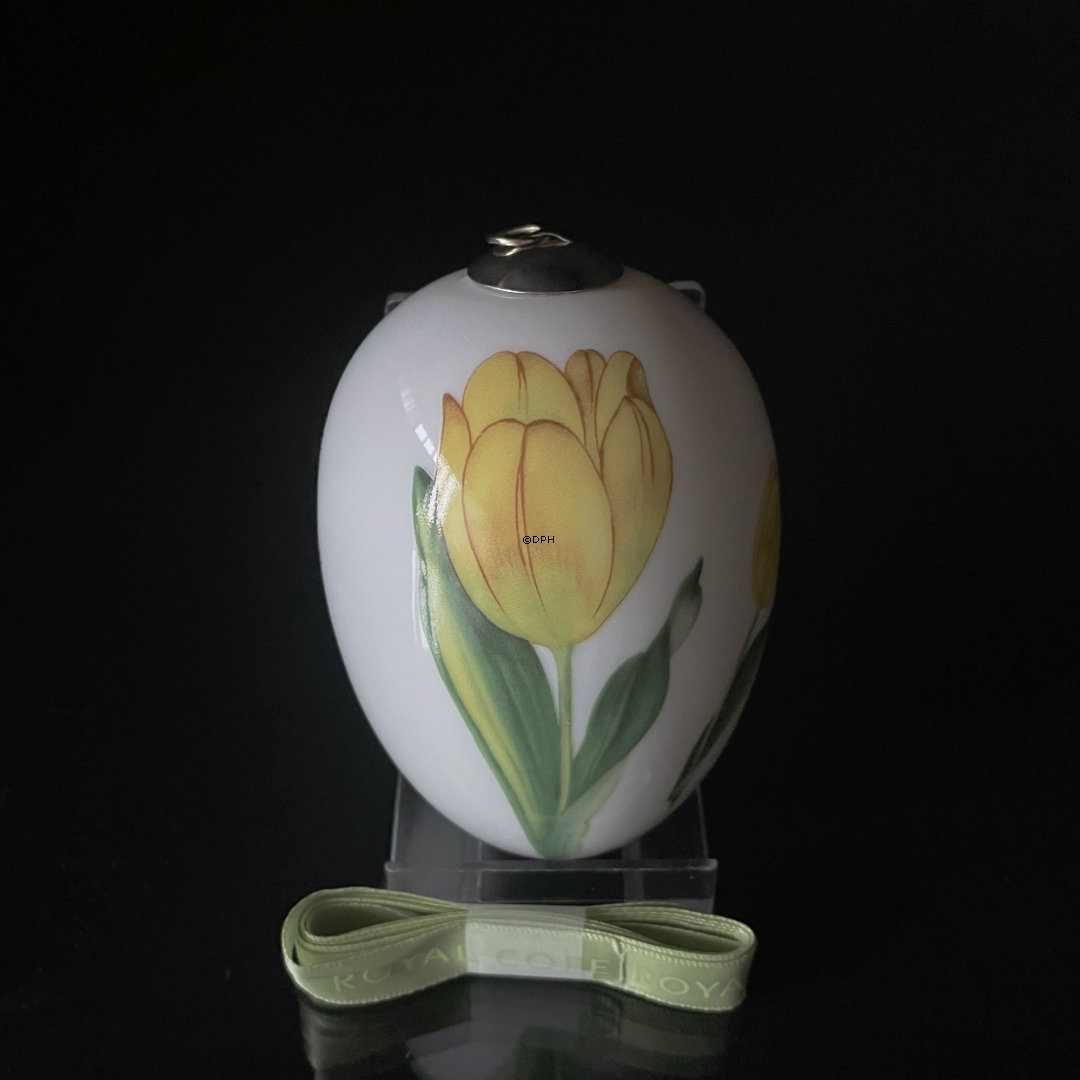 Osterei mit Tulpe, groß, Royal Copenhagen Osterei