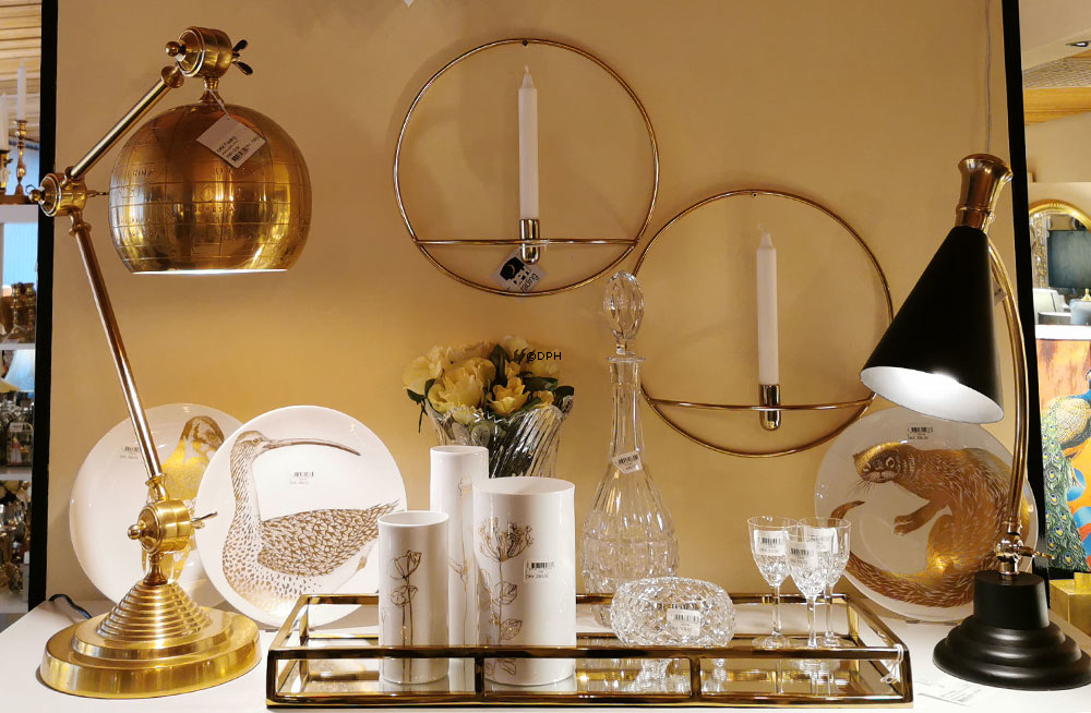 Zirkulär Kerzenhalter für den Wand, Messingoberfläche