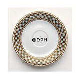 Liselund, Untertasse Nr. 073, Kaffee, hellblau, Royal Copenhagen