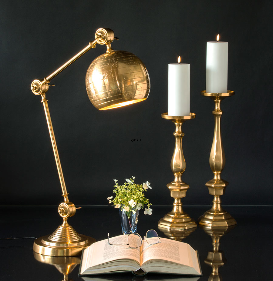 Kerzenhalter Mattes Messingfinish 59 cm, Groß