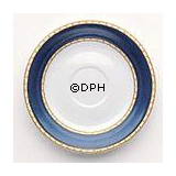 Liselund, Untertasse Nr. 073, Kaffee, Dunkelblau, Royal Copenhagen