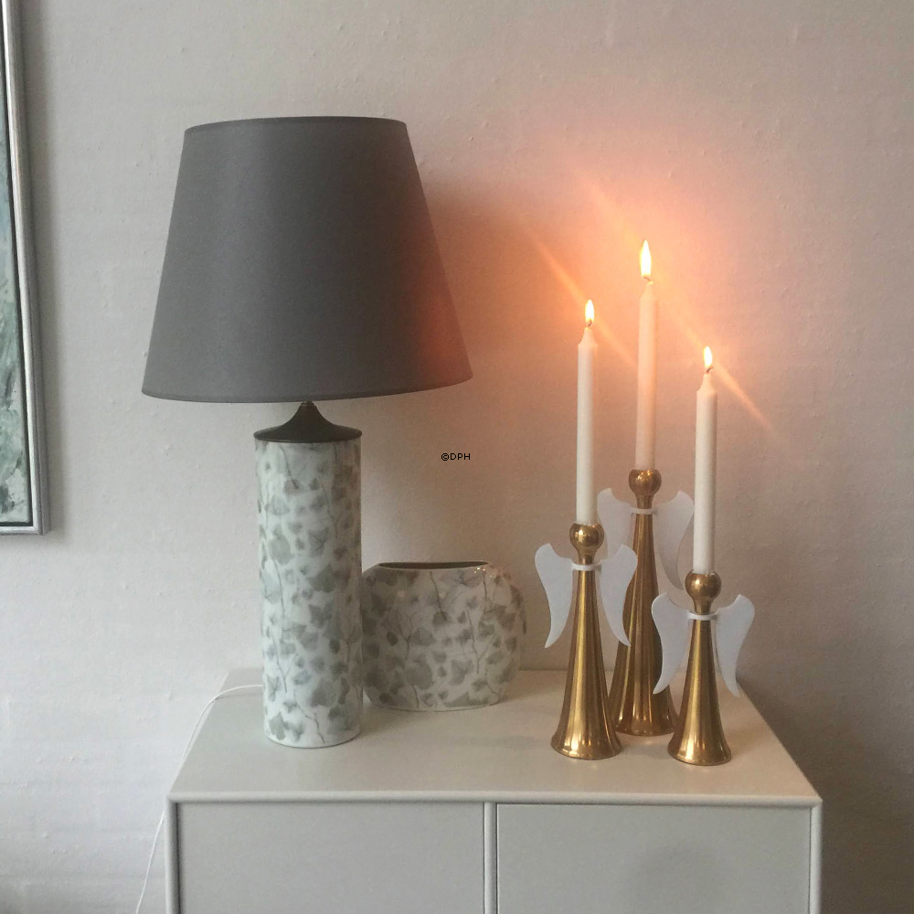 3 Kerzenhalter Messing Finish, Engel