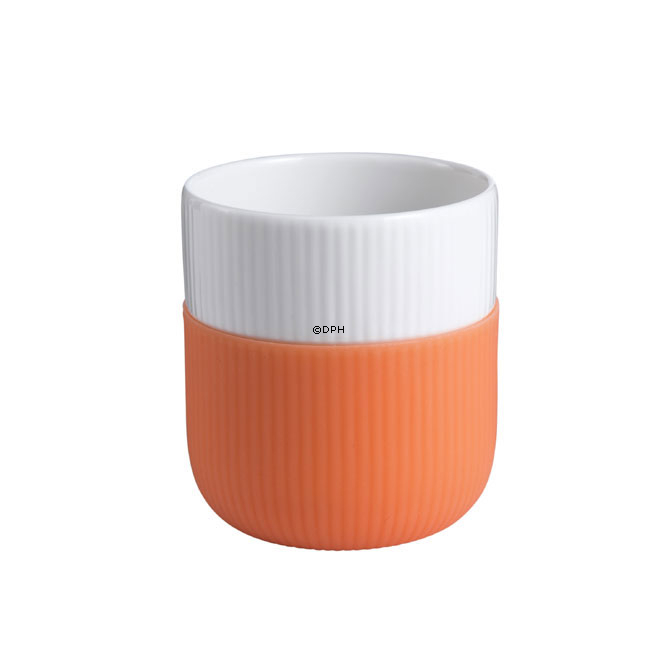 Contrast Becher Nr. 495, Koralle, Royal Copenhagen, Inhalt 33 cl.