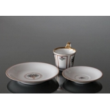 1997 Bing & Gröndahl Weihnachtsbecher mit Dessertteller, Set