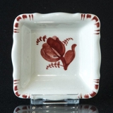 Royal Copenhagen/Aluminia Tranquebar, ROT, Schale / Butterschale Nr. 13/1270