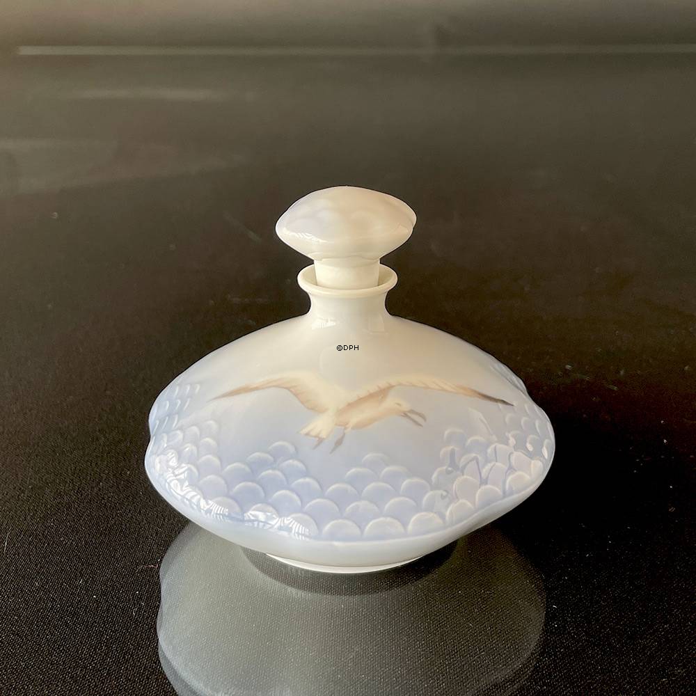 Möwe ohne Gold, Kleine Flasche mit Stopfen Ø 9cm, Bing & Gröndahl - Royal Copenhagen