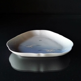 Möwegeschirr ohne Gold dreieckige Schale Nr. 354 oder 40, 23cm
