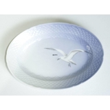 Möwegeschirr ohne Gold, ovale Schale 25cm Nr. 373 oder 018