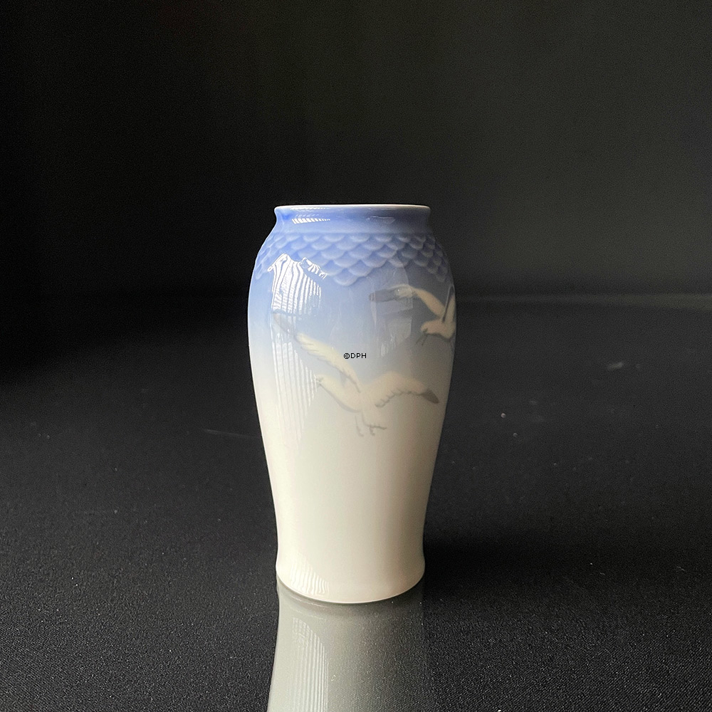 Möwegeschirr ohne Gold, Vase Nr. 678 oder 201