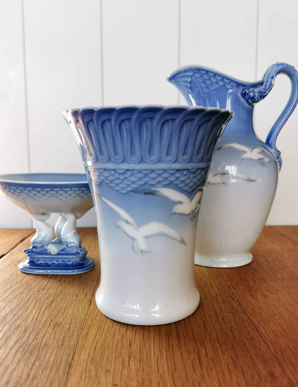 Möwegeschirr ohne Gold, Vase Nr. 186 oder 683