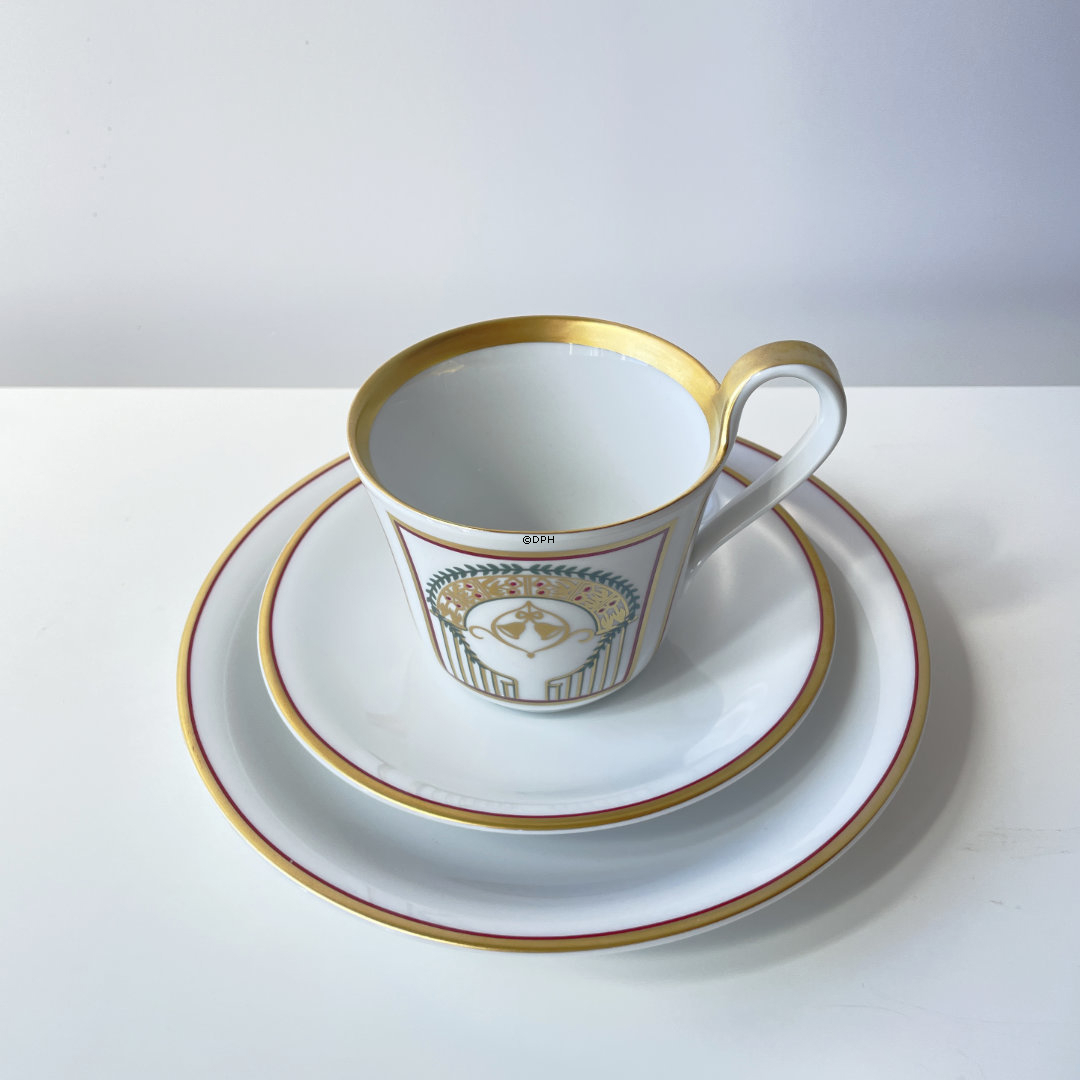 2001 Bing & Gröndahl Weihnachtsbecher mit Dessertteller und Untertasse, Set