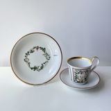 2002 Bing & Gröndahl Weihnachtsbecher mit Dessertteller und Untertasse, Set