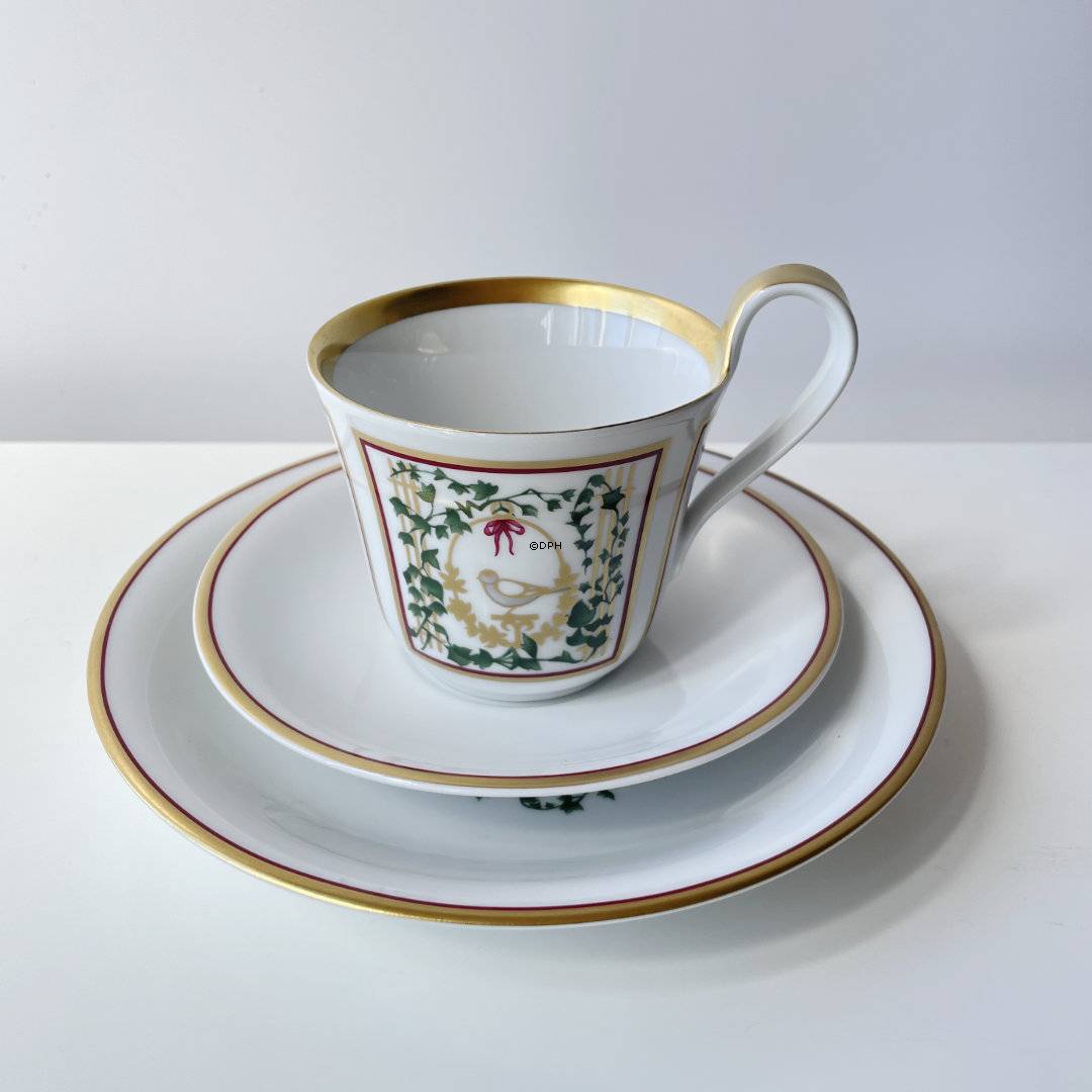 2002 Bing & Gröndahl Weihnachtsbecher mit Dessertteller und Untertasse, Set