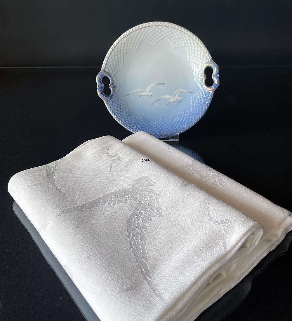 Original Tischdecke für das Seagull Essgeschirr, schöne alte Tischdecke (ohne Flecken) 230x130cm