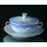 Möwegeschirr mit Gold Suppentasse Nr. 106 oder 247, Inhalt 3 dl.