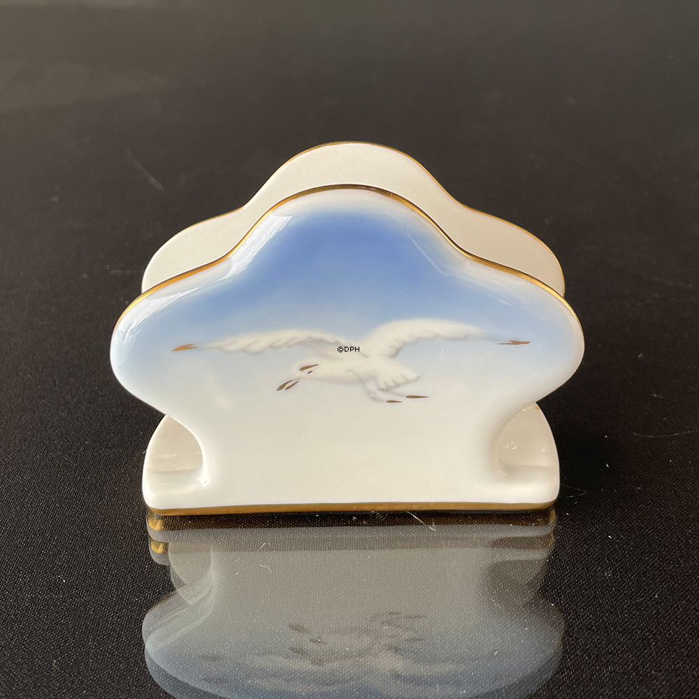 Möwegeschirr mit Gold, Serviettenhalter Nr. 566