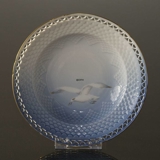 Möwe mit Gold, Suppenteller 21 cm Vollspitze, Bing & Gröndahl - Royal Copenhagen