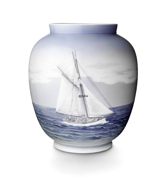 Vase, mit Meerblick, Royal Copenhagen Nr. 860