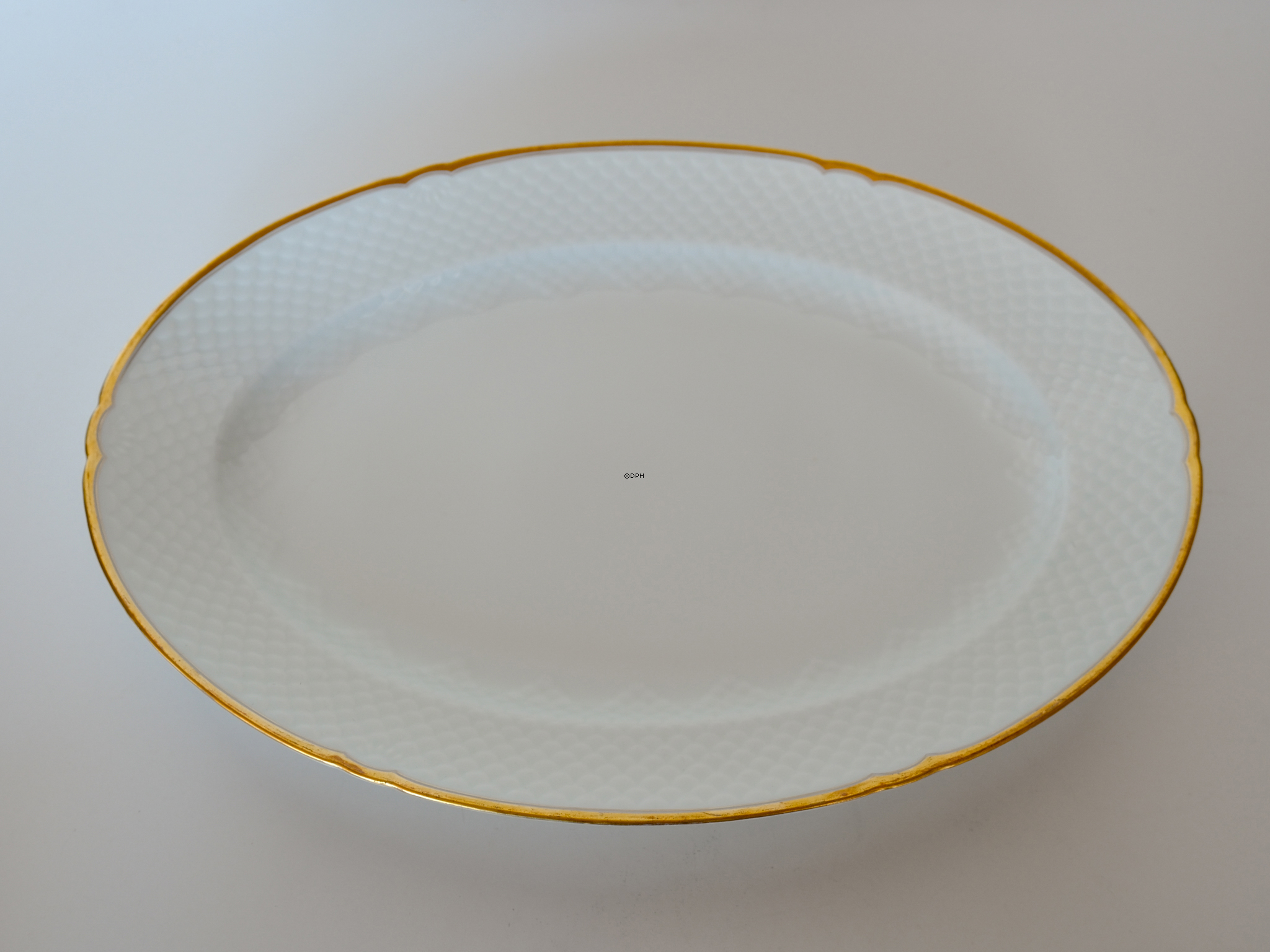 Bing & Gröndahl Hartmann Große, ovale Bratplatte 46 cm