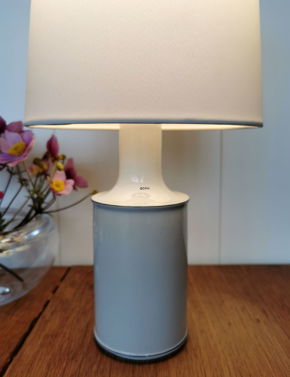 Blaue Kante, Kleine Lampe Nr. 3918, Royal Copenhagen