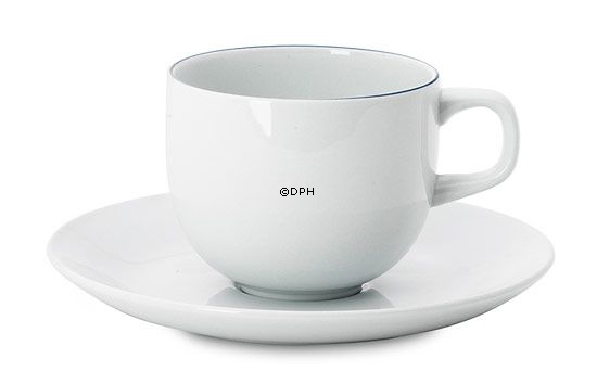 Blaue Kante, NUR KAFFEETASSE, Inhalt 18 cl, Royal Copenhagen