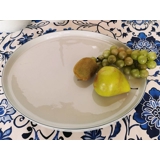 Blaue Kante, Oval Tablett order Servierplatte Nr. 3080 oder 375, Royal Copenhagen