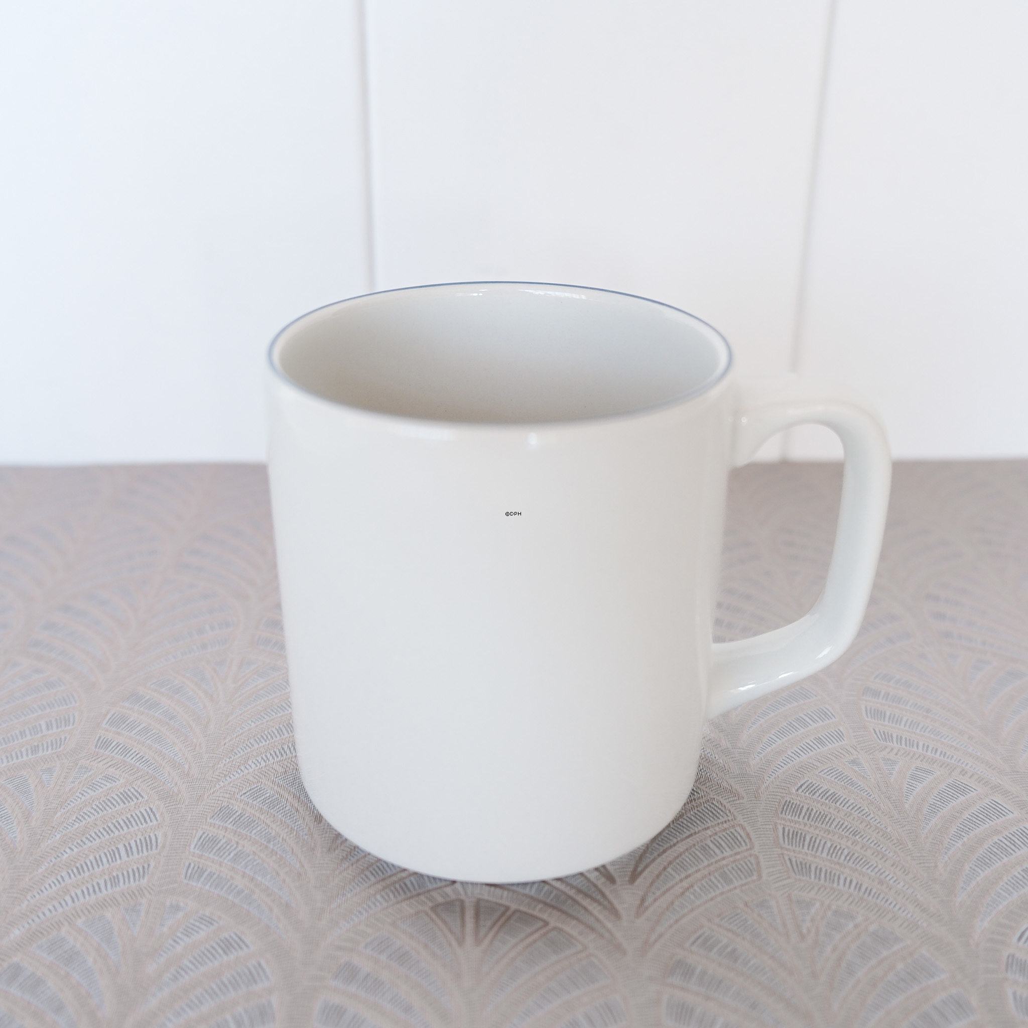 Blaue Kante, Becher Nr. 3097 oder 495, Inhalt 25 cl, Royal Copenhagen