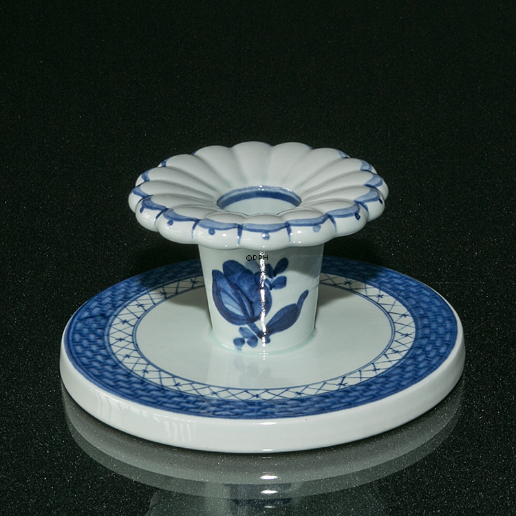 Royal Copenhagen/Aluminia Tranquebar, blau, Kerzenhalter Nr. 11/0796 oder 501