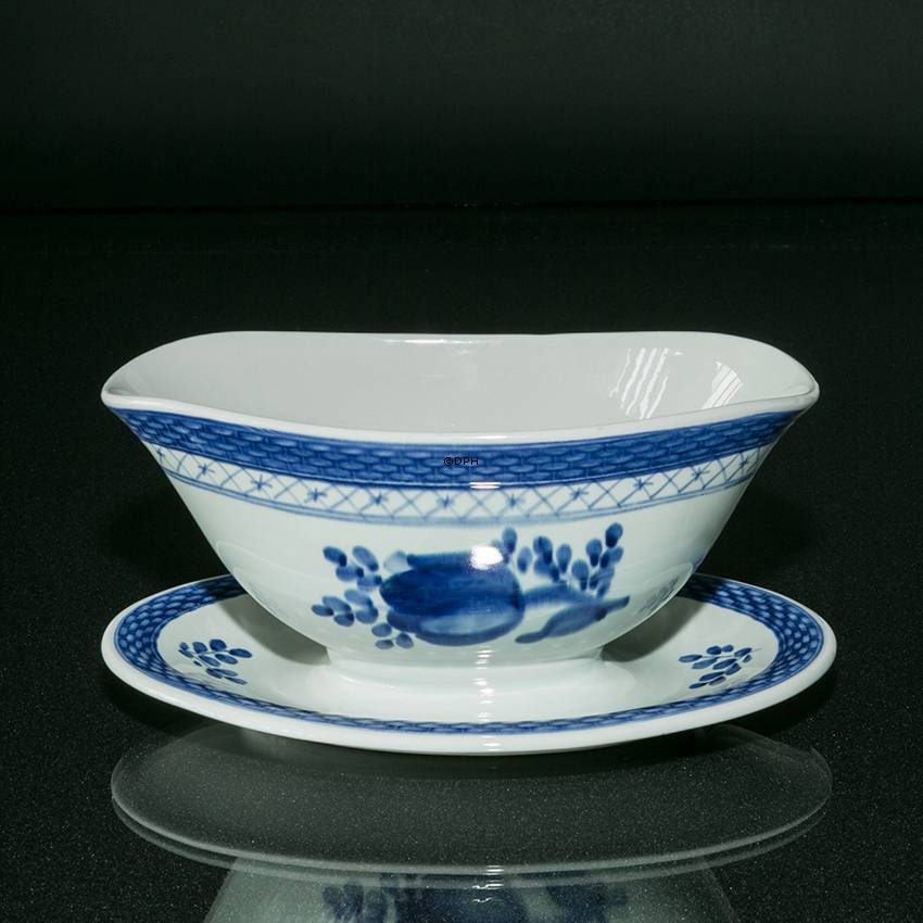 Royal Copenhagen/Aluminia Tranquebar, blau, Sauciere Nr. 11/2391 oder 563, 60 cl