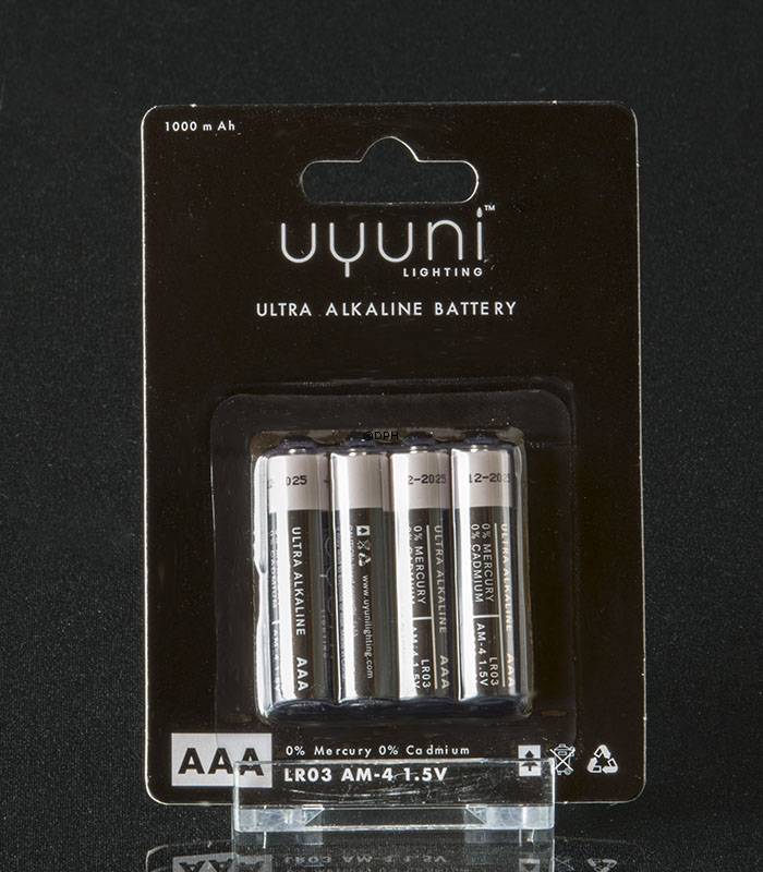 UYUNI Lighting 1,5V AAA Batterie, 4 Pack
