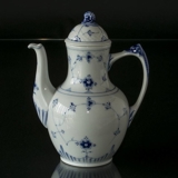 Blaugemalt Kaffeekanne, Musselmalet Bing & Gröndahl Nr. 91A oder 301