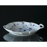 Blaugemalt Geschirr blattförmige Schale, groß 25cm Nr. 199 oder 357