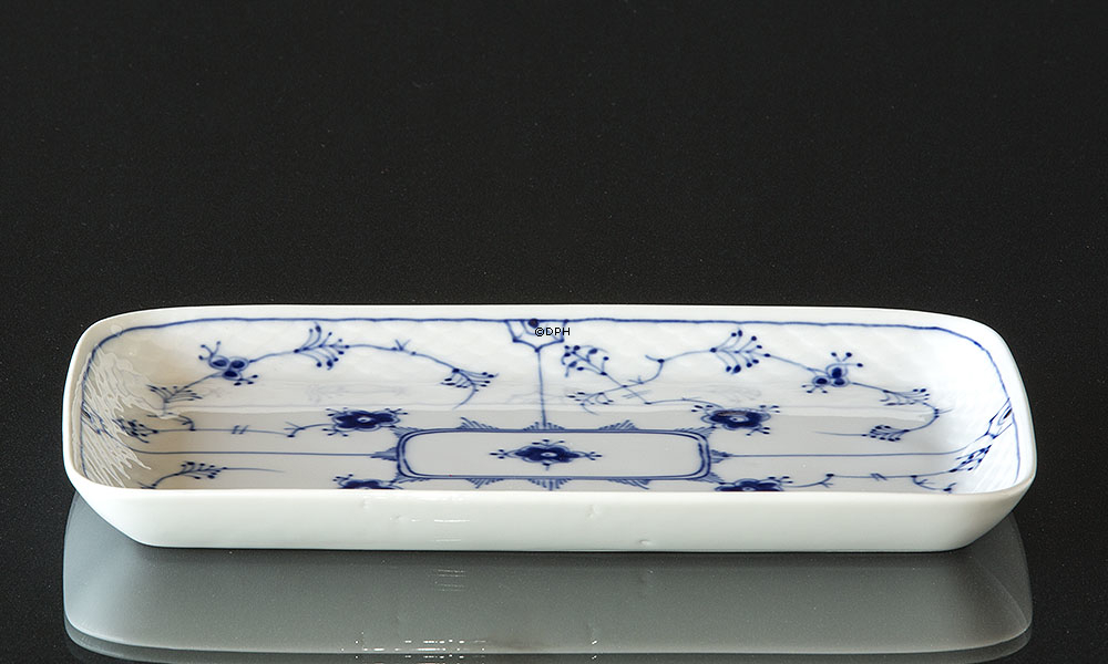 Blaugemalt Kaffeetablet klein, 21cm, Musselmalet Bing & Gröndahl Nr. 363