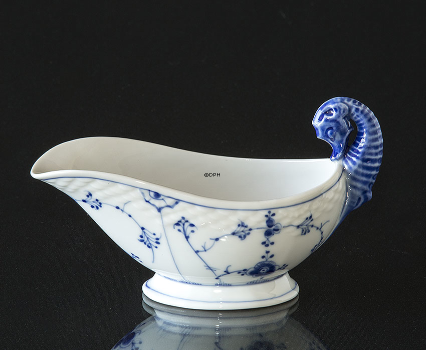 Blaugemalt Butterdose, Inhalt 0.75 dl., Musselmalet Bing & Gröndahl Nr. 12 oder 561