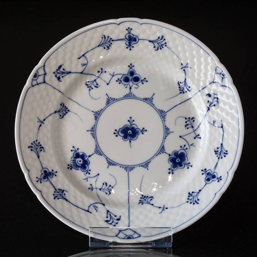 Blaugemalt Suppenteller 21 cm, Musselmalet Bing & Gröndahl Nr. 621