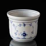 Blaugemalt Blumentopf, klein. Bing & Gröndahl ø14cm Nr. 668