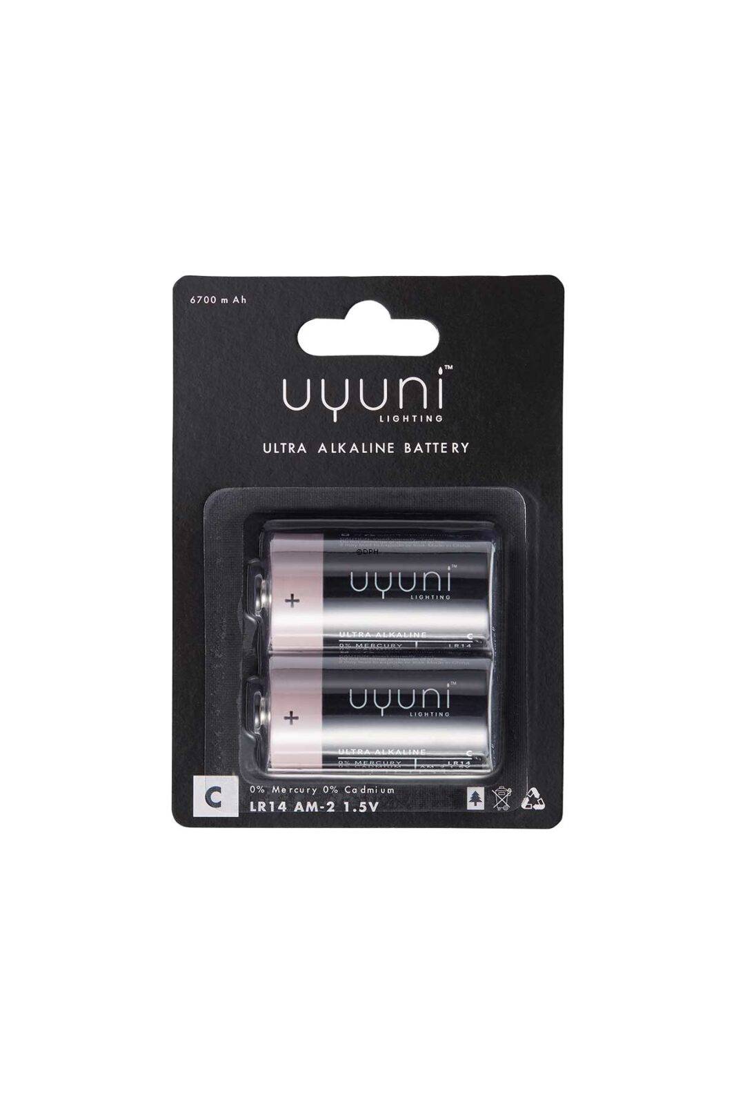UYUNI Lighting 1,5V C Batterie, 2 Pack