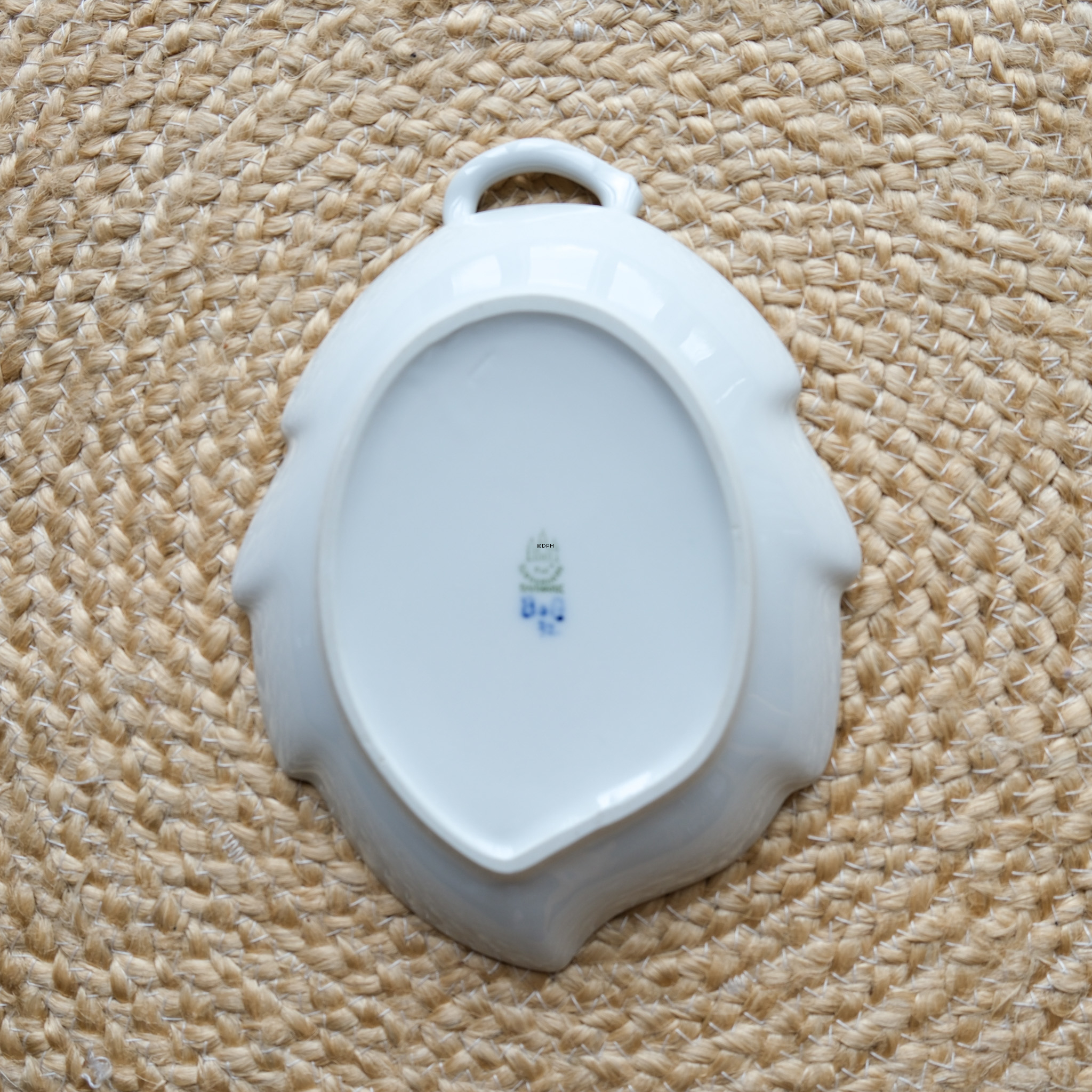 Schmetterling blattförmige Schale, groß 25 cm, Bing & Gröndahl Nr. 199 oder 357