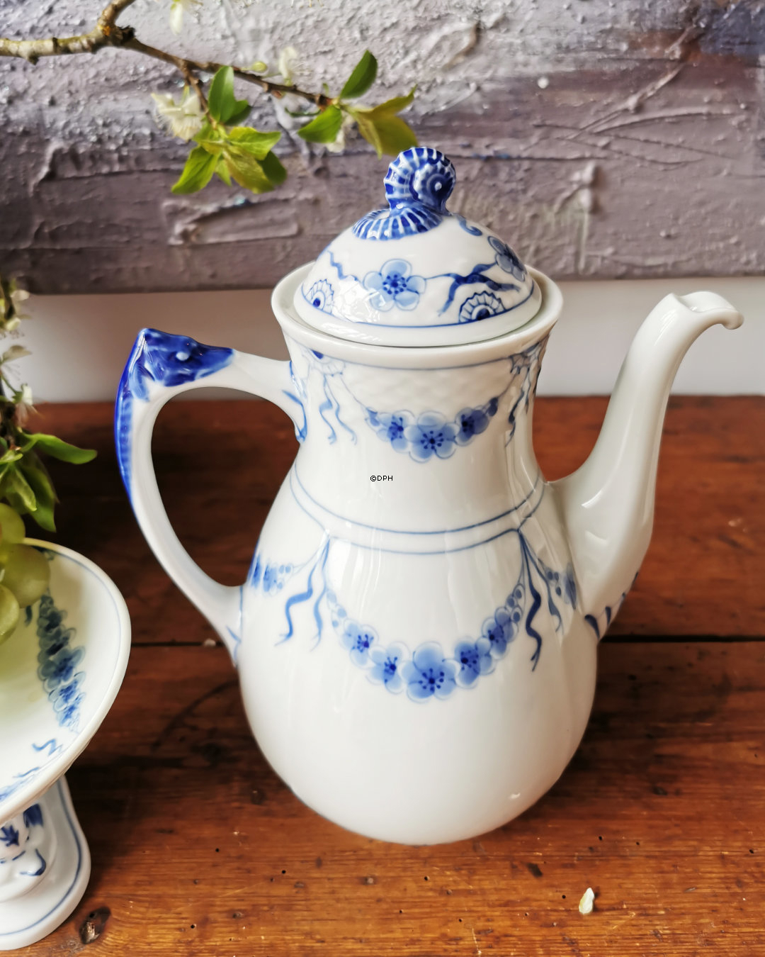 Empire Geschirr Kaffeekanne, klein, Inhalt 100 cl., Bing & Gröndahl Nr. 91A oder 123