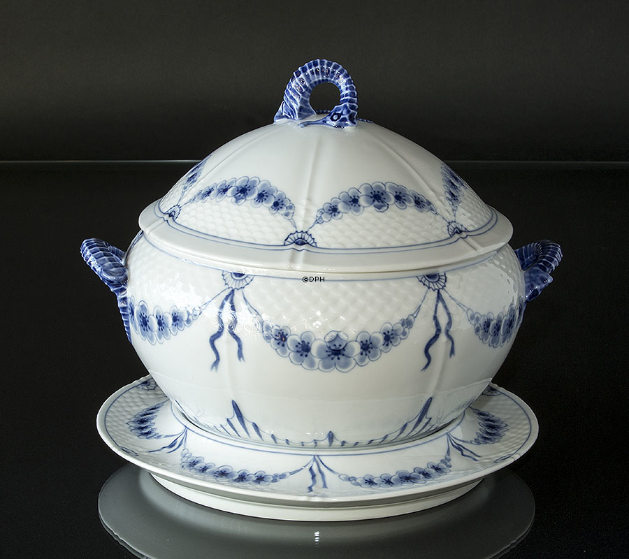 Empire Geschirr Suppeterrine, groß mit Ständer, Bing & Gröndahl