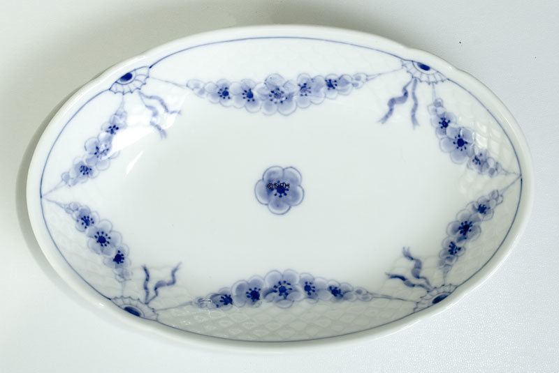 Empire Geschirr, ovale Schale, Mittel 28cm, Bing & Gröndahl Nr. 17, 373 oder 375