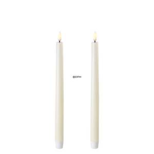 UYUNI Lighting LED Dinner Kerze, Medium 2 Pack | Nr. 1428 | Alt. UL-TA-NW02320-2 | DPH Trading
