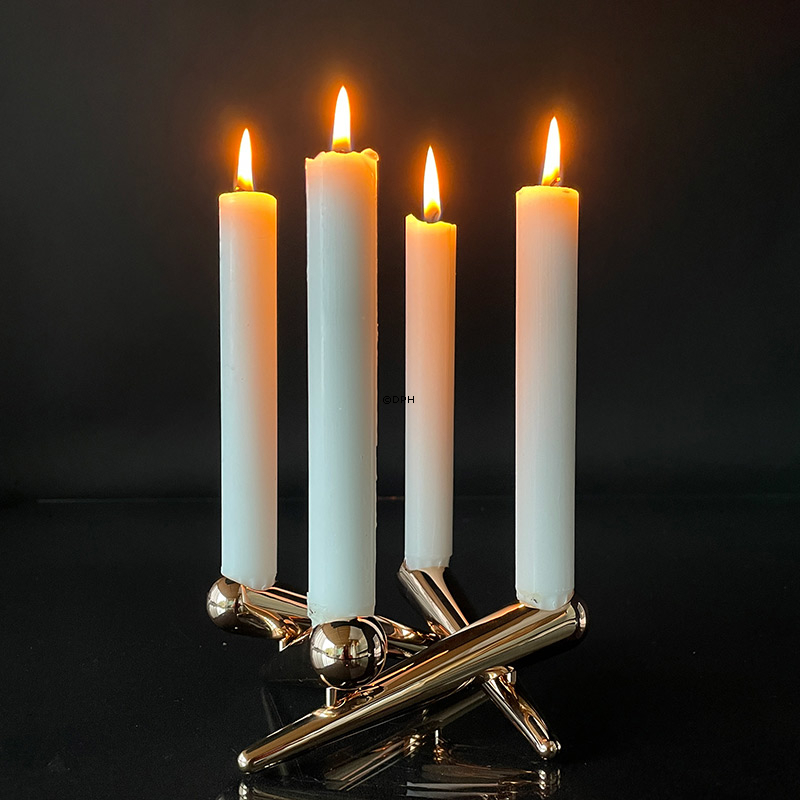 UYUNI Lighting Bonfir Kerzenhalter - Roségold - 3 Arme