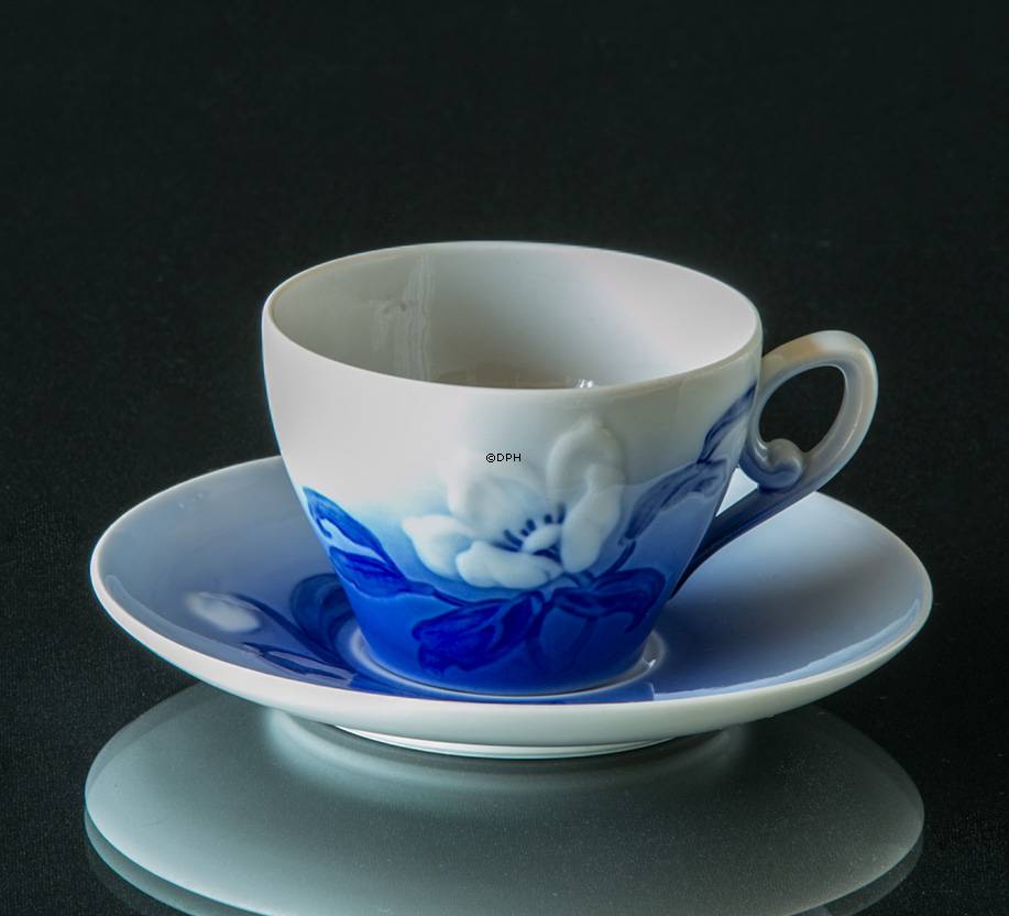 Mokkatasse mit Untertasse Christrose Geschirr, Bing & Gröndahl Nr. 059