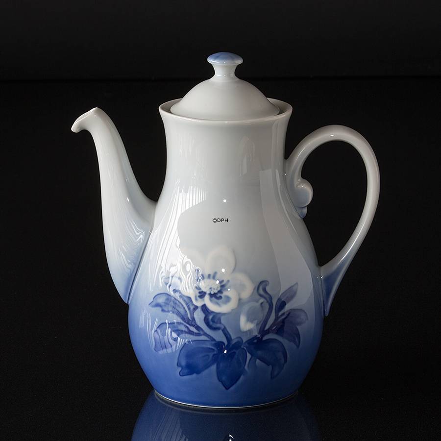 Kaffeekanne 1 Liter Christrose Geschirr Bing & Grøndahl Nr. 124