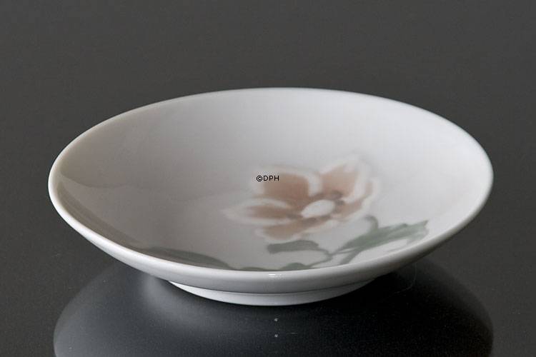 Runde Schüssel Christrose Geschirr helle Farben Bing & Gröndahl